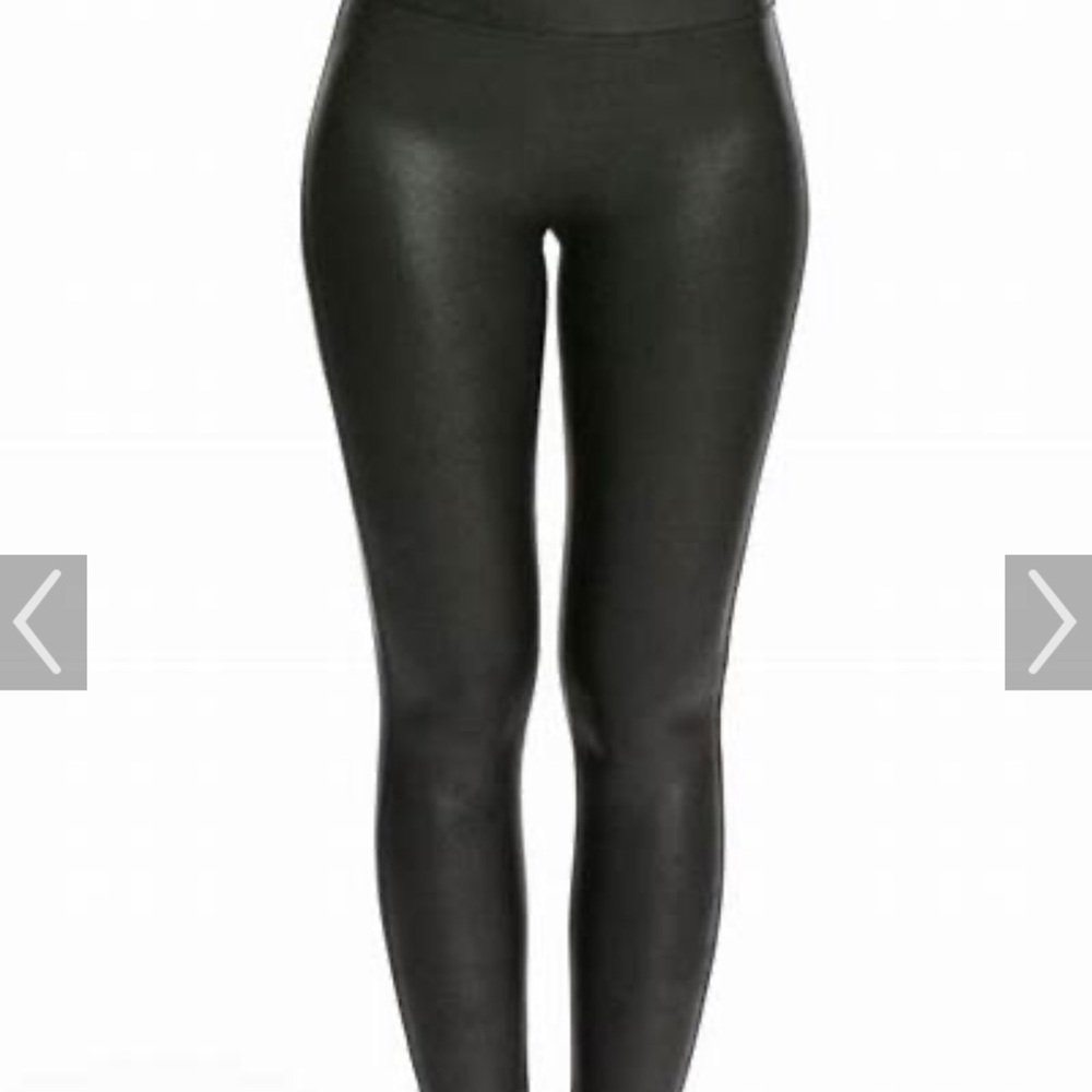 Spanx Women's faux leather Leggings.